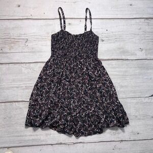 Torrid Smocked Floral Print Mini Dress Spaghetti‎ Straps